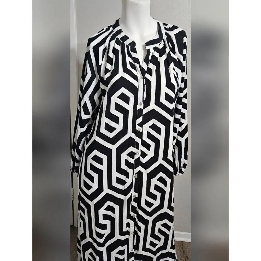SSYS the label geometric midi dress size S - Picture 6 of 11